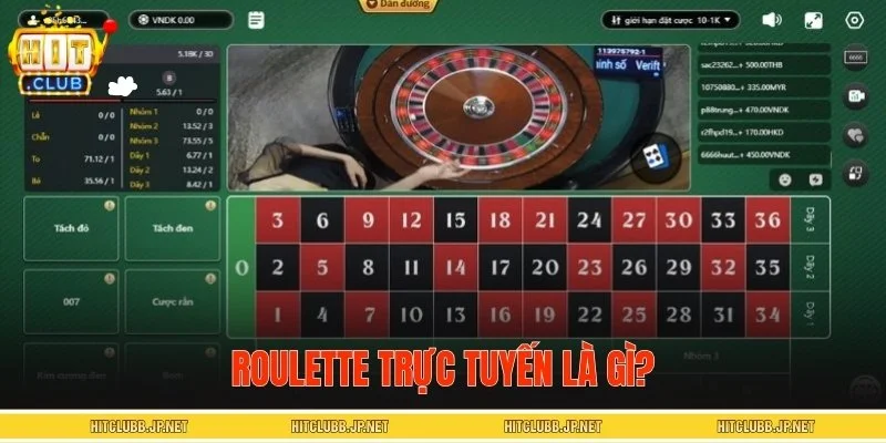 Roulette trực tuyến là tựa game giải trí quen thuộc